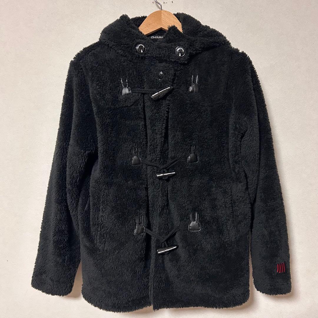 cune キューン　レディース　うさぎ　ボア起毛もこもこ　ダッフルコートパーカー