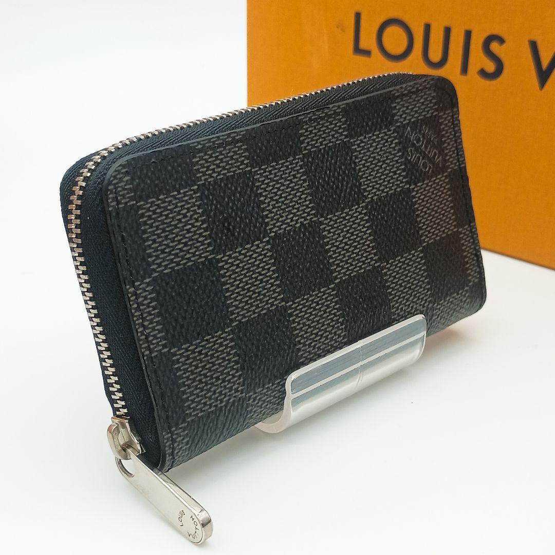 【美品S】ルイヴィトン　ジッピーパース　ダミエグラフィット　コンパクト財布