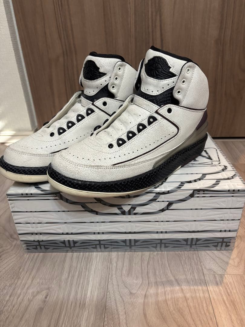 ナイキ×アママニエール エアジョーダン2 28cm スニダンで購入可】6/3発売 A Ma Maniere × Nike Air Jordan 2