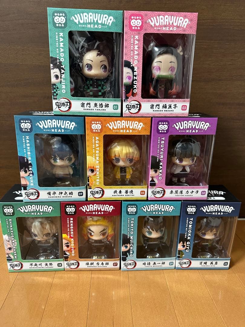鬼滅の刃　YURAVURA フィギュアセット 9体セット