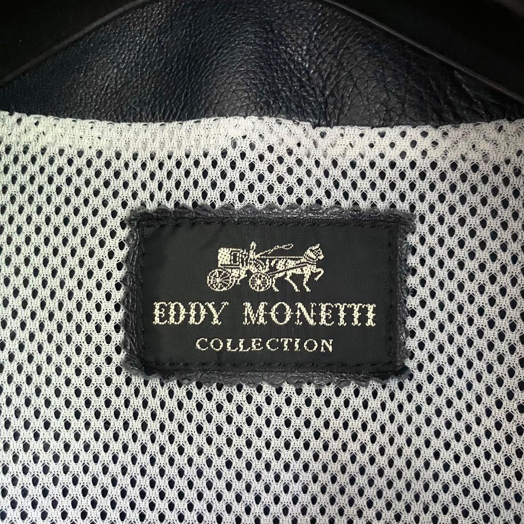 専用定価80万 イタリア名門 エディモネッティ レザージャケット 46