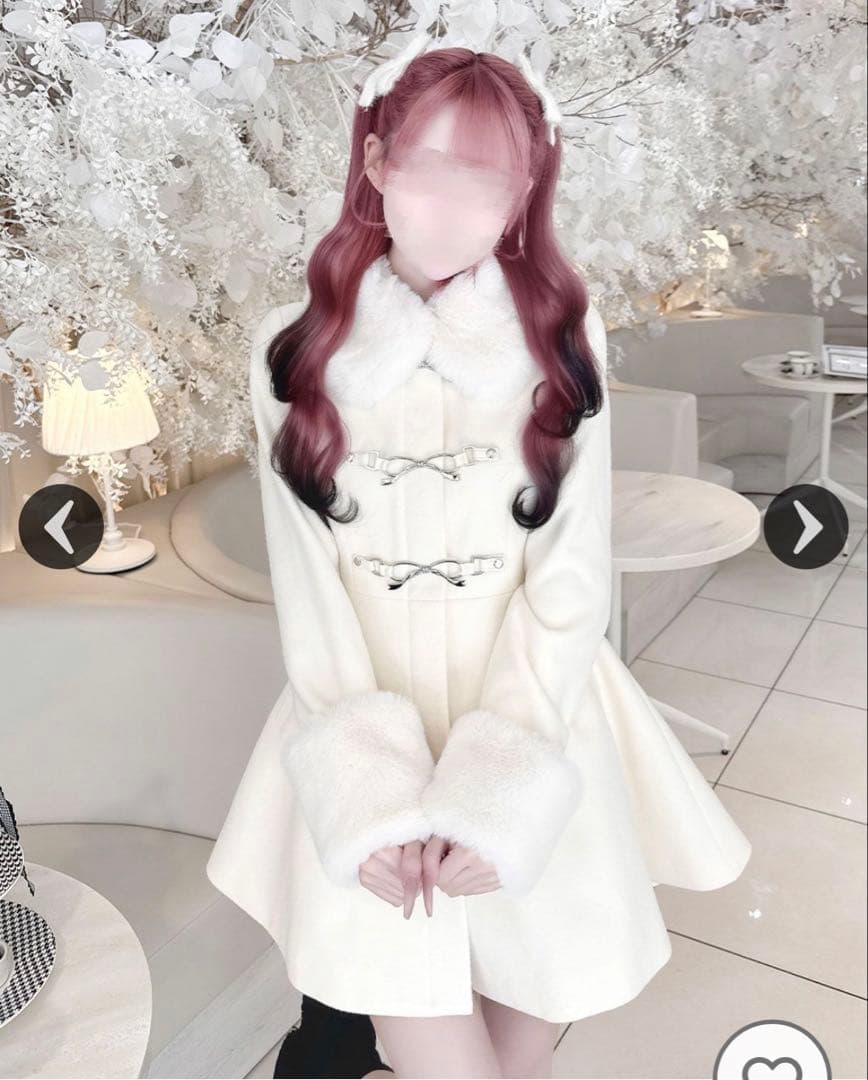 ハニーミュウ リボンビットコート ホワイト