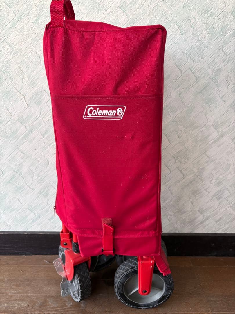 Coleman キャリーカート レッド　アウトドア
