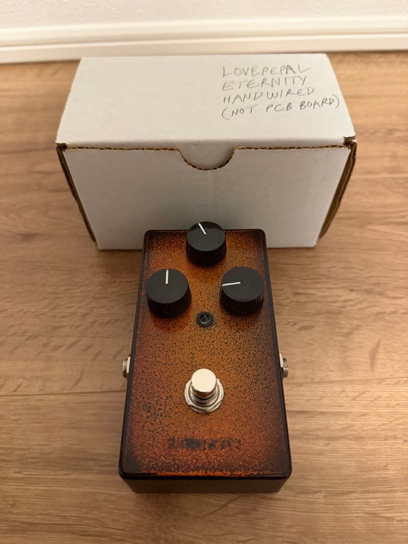 ギター lovepedal eternity burst hand wired