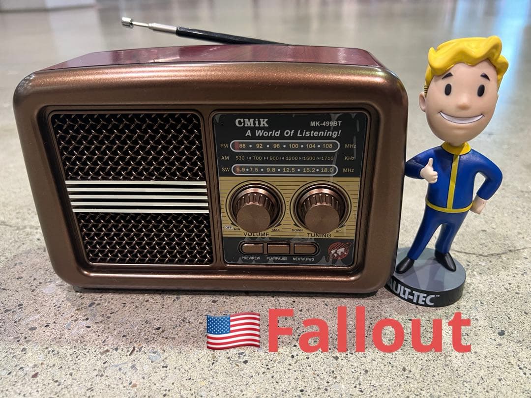 福袋　US直輸入短波SW/FM/AMフォールアウトラジオ Vault Boy付 Fallout】 mini POP UP STORE開催！in INFOLENS GEEK SHOP 池袋パルコ