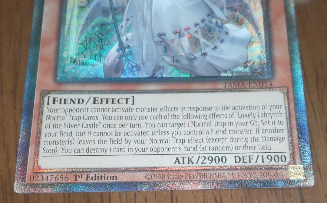 遊戯王 白銀の城のラビュリンス コレクターズレア 英語版 1st - メルカリ