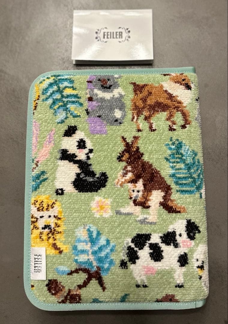 FEILER フェイラー 動物柄 母子手帳　 マルチケース