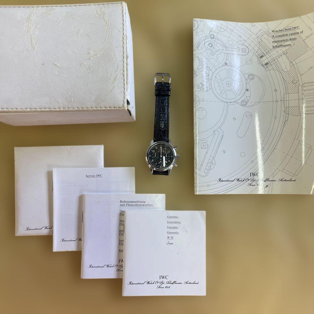 IWC クロノグラフ ブラック文字盤