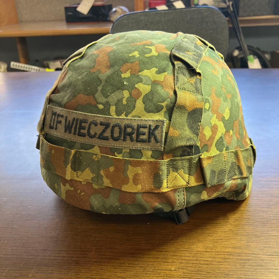 M2510-9109 ドイツ連邦軍 迷彩柄ヘルメット ケブラーヘルメット