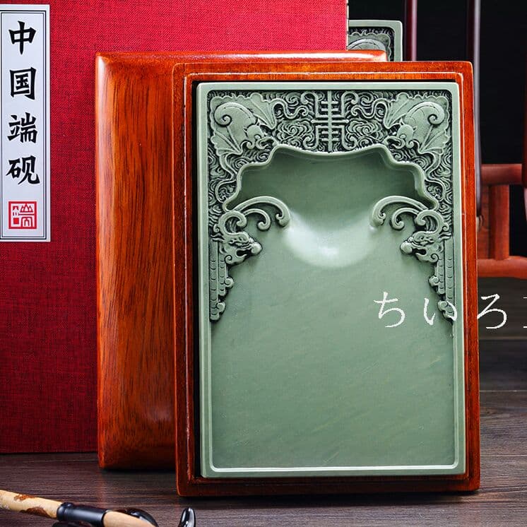 有名な中国端硯　書道用品  高級硯