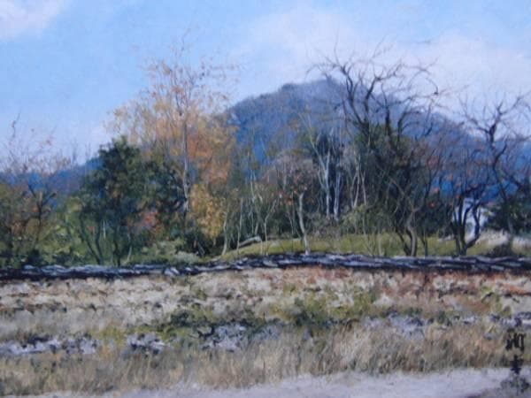 向井潤吉、【古壁の秋（奈良県奈良市高畑福井町、新薬師寺近く）】 世田谷美術館コレクション 向井潤吉展 東北・新潟を見つめる旅