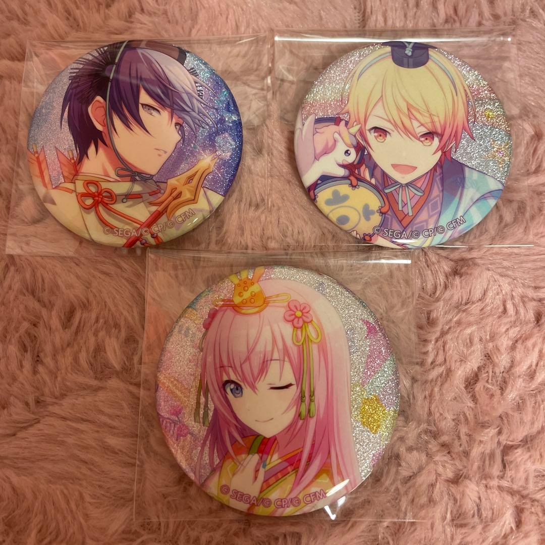 プロセカ ひな祭り 天馬司 青柳冬弥 巡音ルカ 缶バッチ グリ缶 まとめ