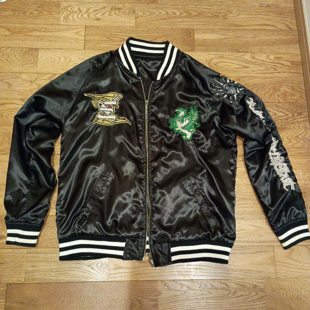 矢沢永吉　希少　スカジャンリバーシブル　刺繍 2026年最新】矢沢永吉 リバーシブル スカジャンの人気アイテム - メルカリ