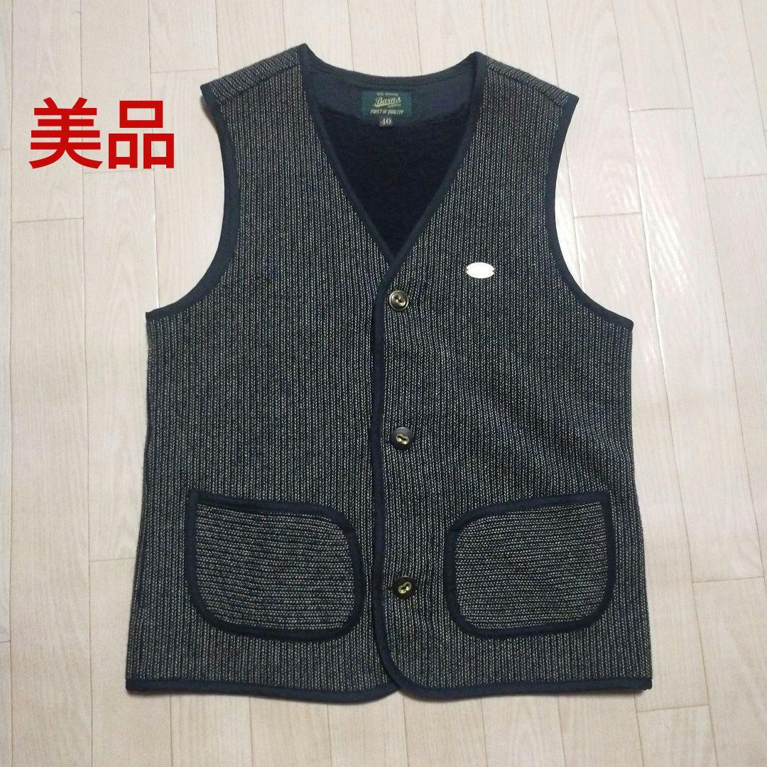 美品　Barns outfitters バーンズ ビーチクロス ゴマシオ　ベスト