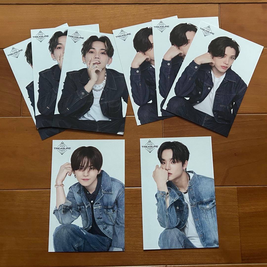 treasure ポストカード ヨシ ジフン ヒョンソク ジョンファン - メルカリ