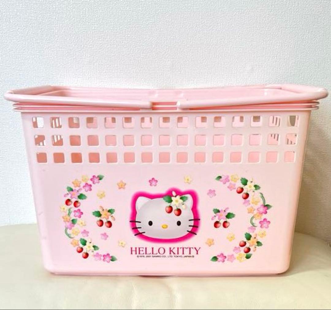 激レア】期間限定価格♡希少◇平成レトロ キティちゃん野いちご かご