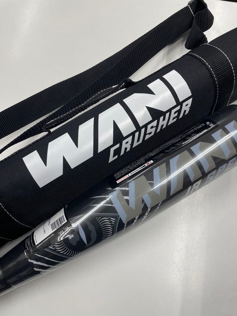 t*)様 新品 マルッチ 少年軟式用バット ワニクラッシャー スピード 黒ワニ Marucci マルッチ 少年軟式複合バット ワニクラッシャースピード