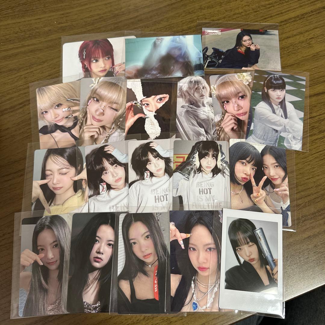 LE SSERAFIM ウンチェ トレカセット 19枚 - メルカリ