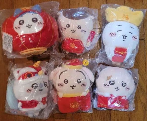 CHIIKAWA ちいかわ ぬいぐるみ 春節 全6体