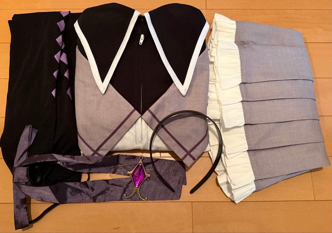 三分妄想製Sサイズ衣装とウィッグ　暁美ほむら 三分妄想 魔法少女まどか☆マギカ 暁美ほむら ワルプルギスの廻天 劇場