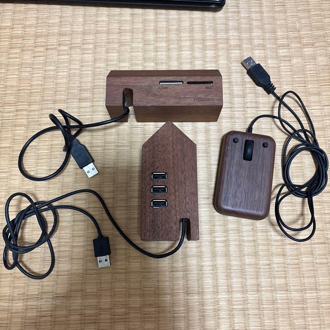 マウス　USBハブhouse　カードリーダー　ファクトリー　Hacoa