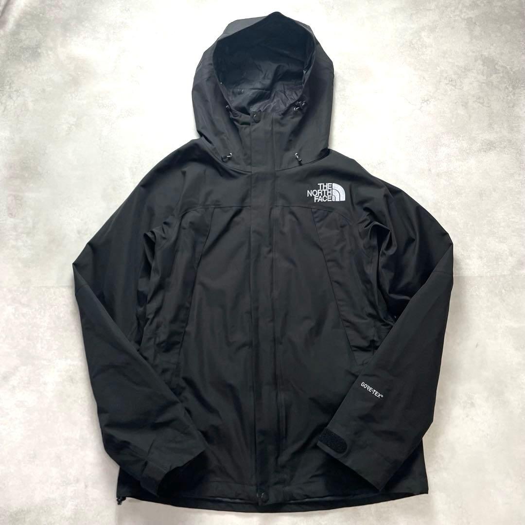 極美品 ノースフェイス マウンテンジャケットゴアテックス NP61540 黒 L