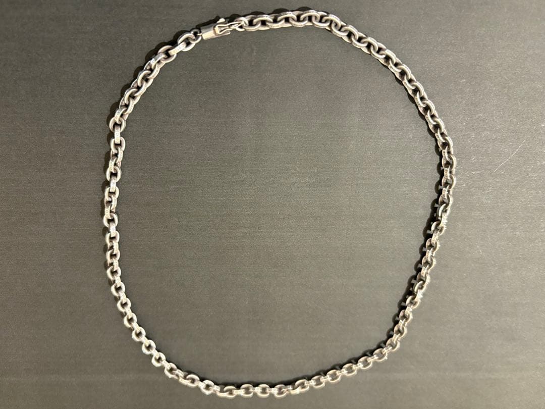 クロムハーツ　ペーパーチェーンネックレス　18インチ　約45cm