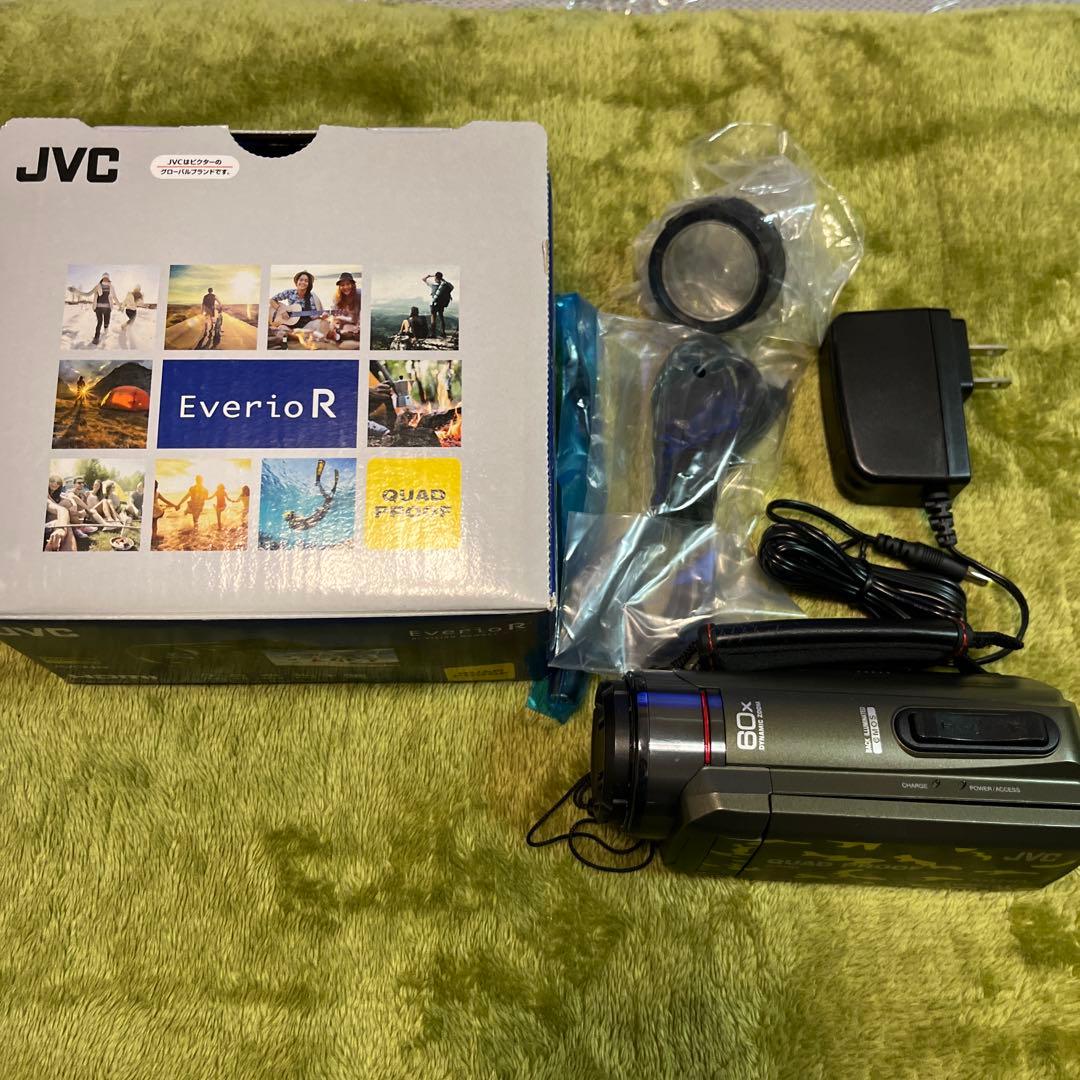 JVC GZ-R400-G Everio R カモフラージュ ビデオカメラ