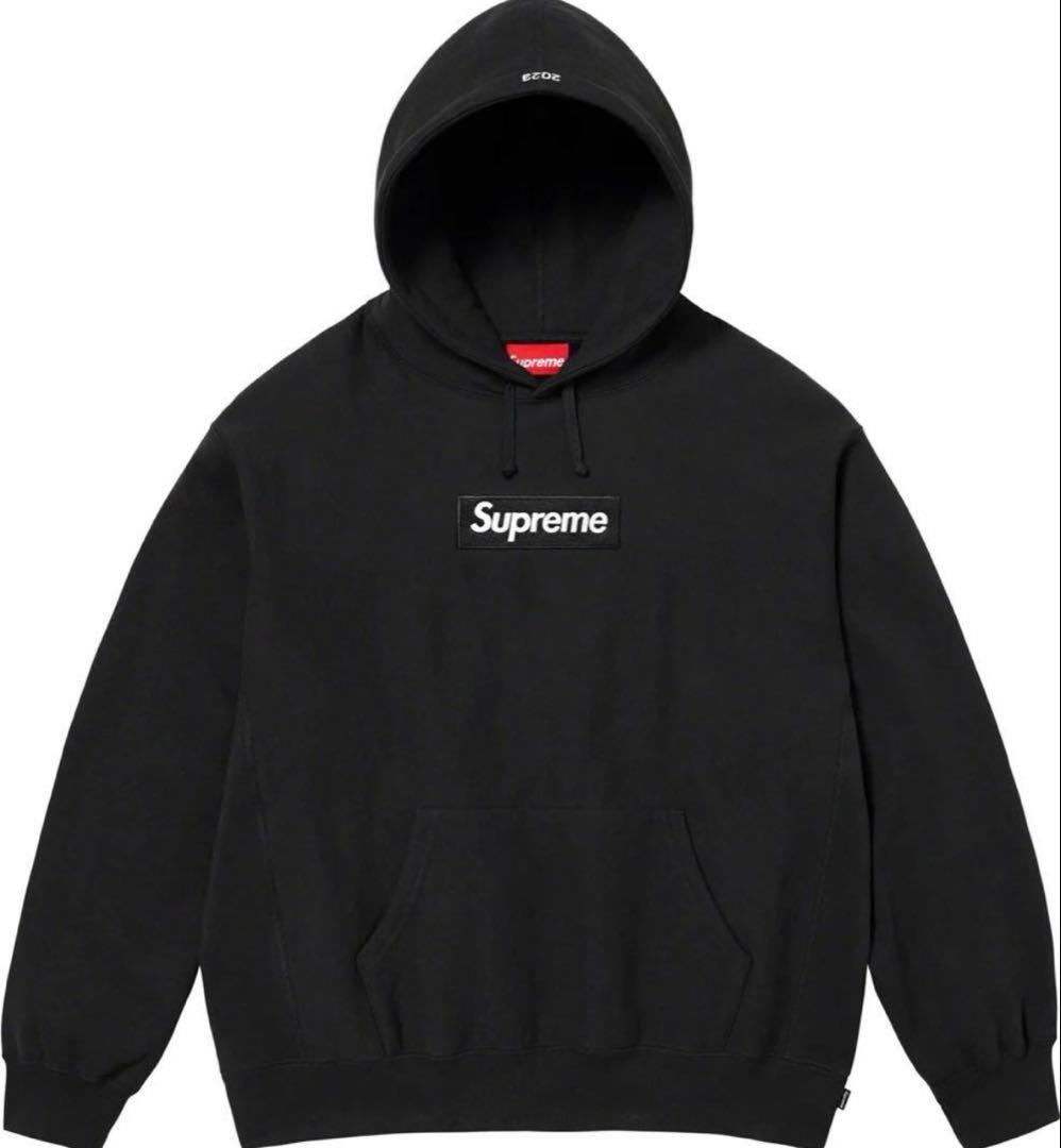 Supreme Box Logo Hooded Sweatshirt Mブラック