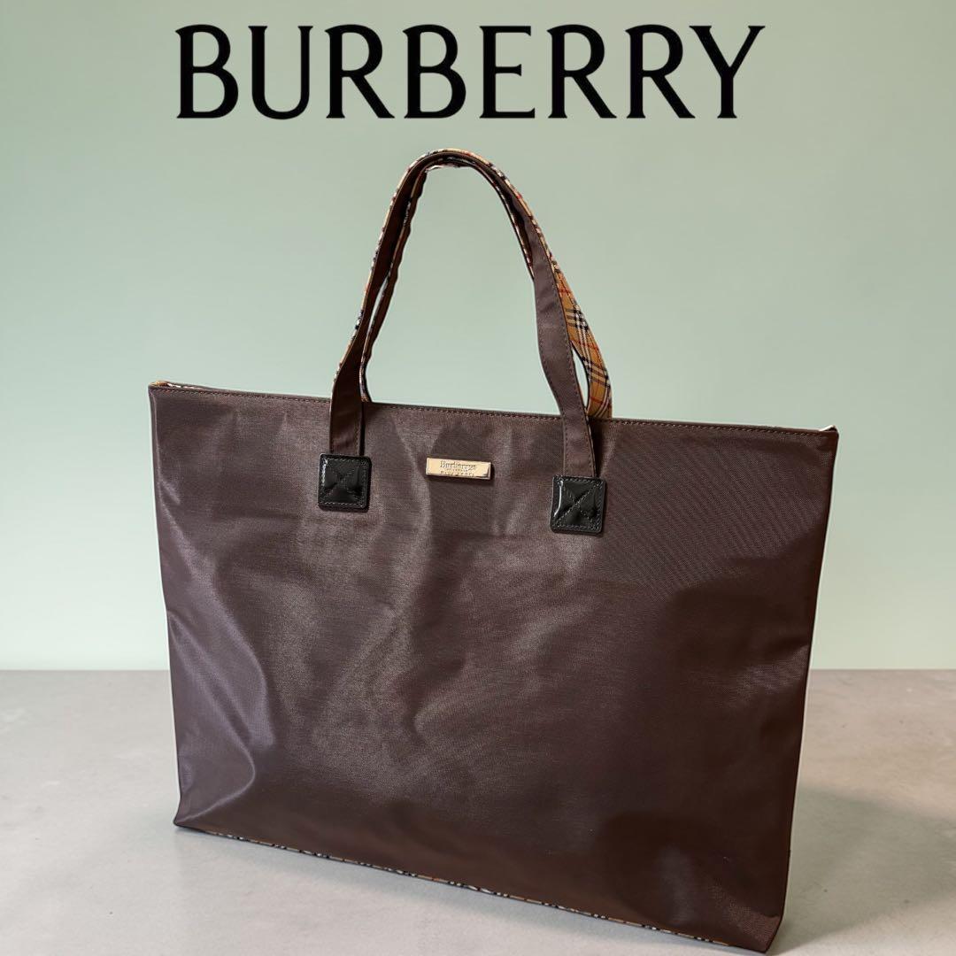 極美品BURBERRY バーバリー ブルーレーベル トートバッグ ビジネス