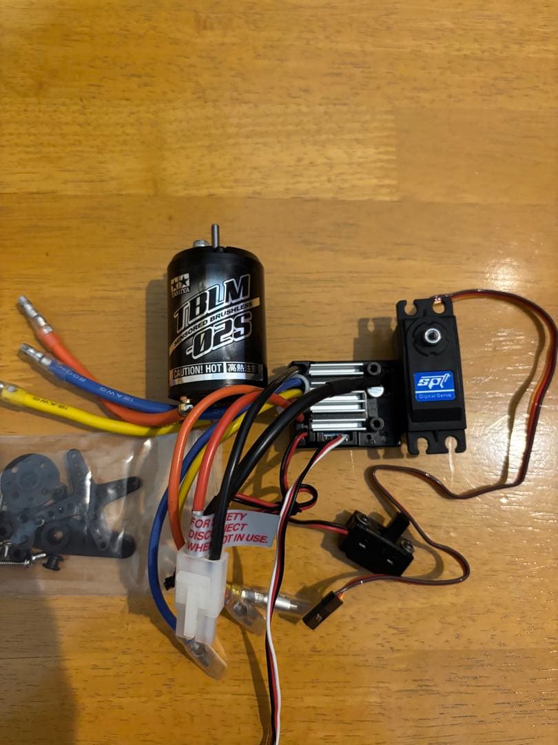 タミヤ　TBLM02S 15.5T &TBLE-04S SPT4412Lサーボ