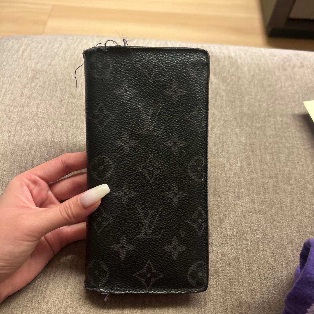 Louis Vuitton ブラック長財布