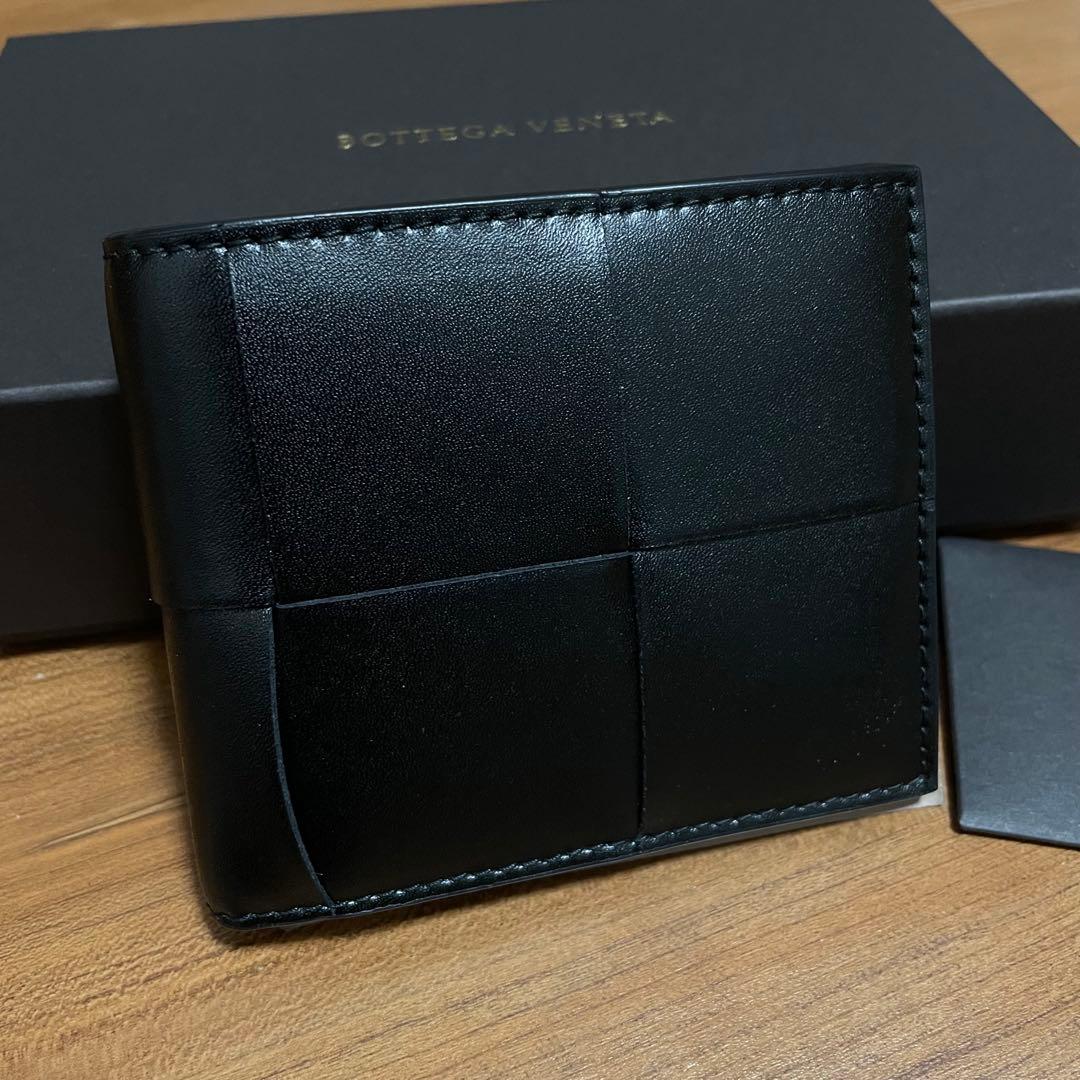 ボッテガヴェネタ カセット 折り財布 二つ折り ブラック 札入れ - メルカリ