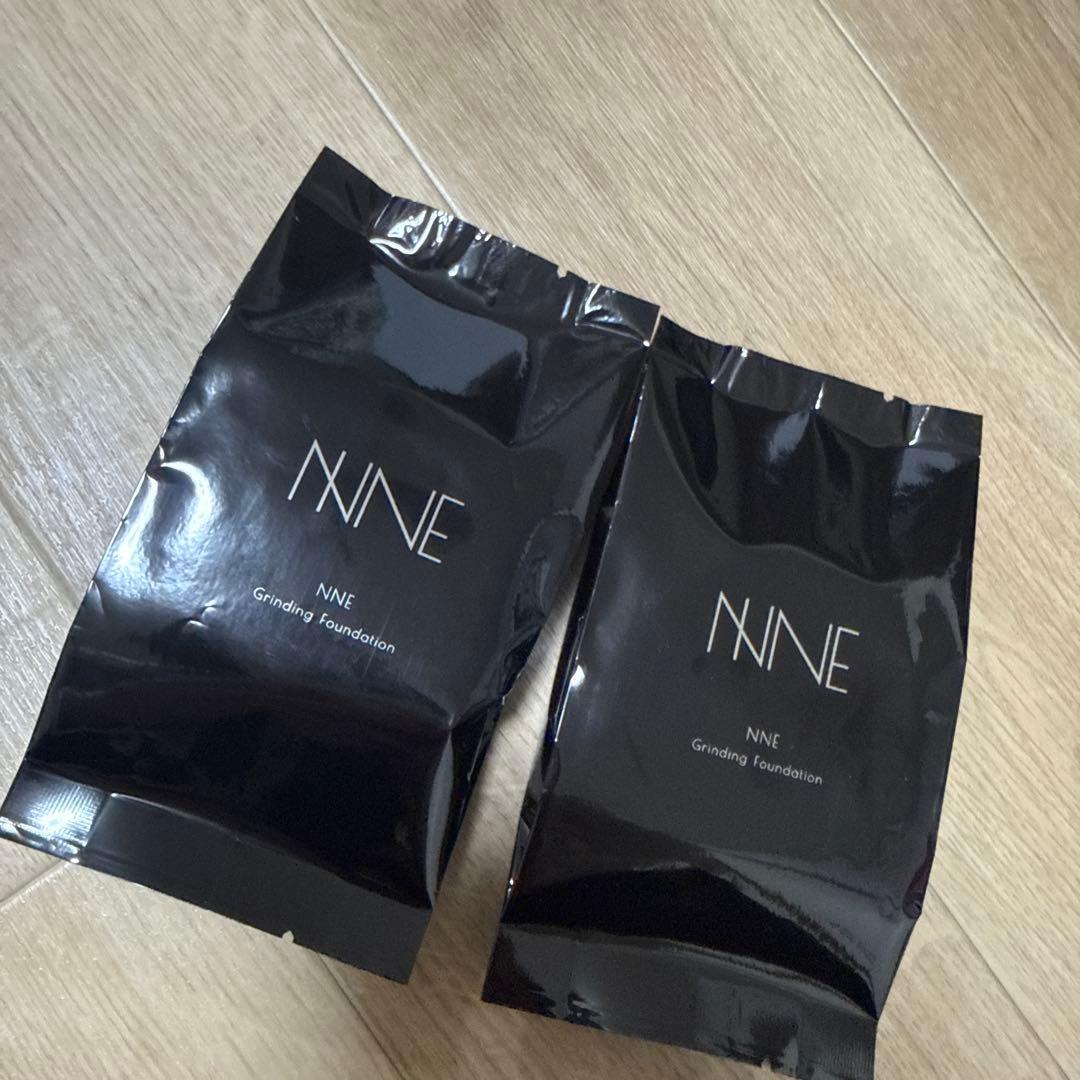 NNE グラインディング ファンデーション ライトベージュ　レフィル２個