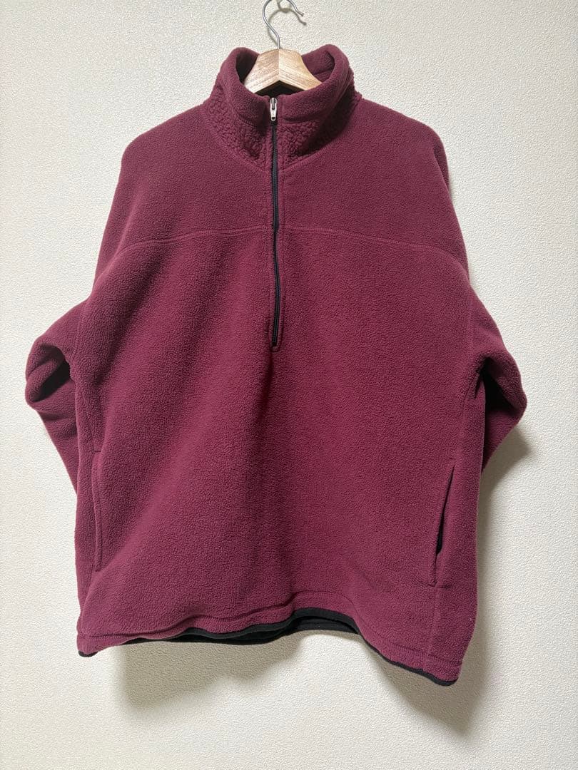 USA製　Patagonia ハーフジップフリース　オーバルロゴ　L