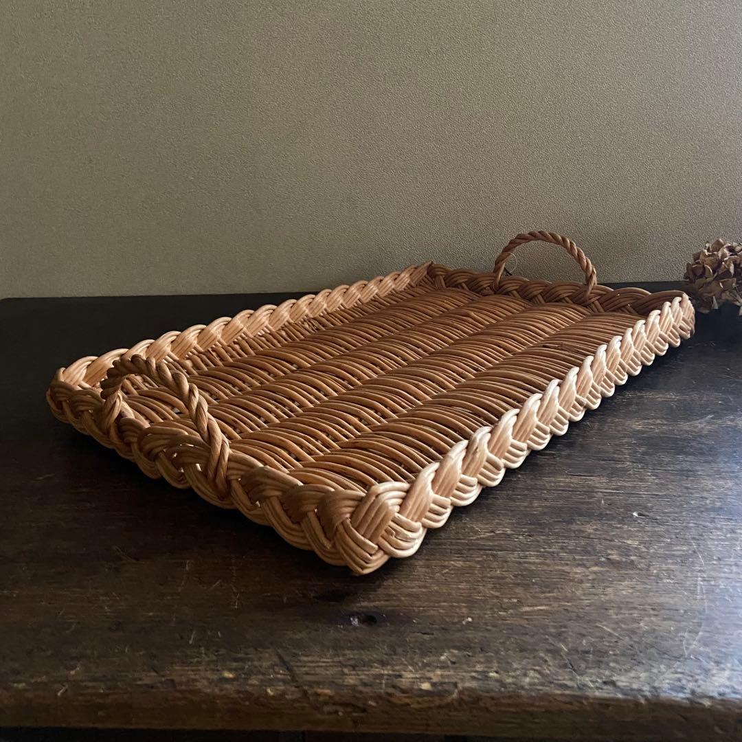 フランスアンティーク　ラタントレイ　パニエ　ブロカント　生活道具