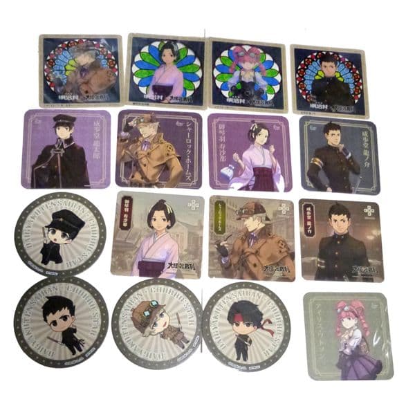 大逆転裁判 コースター　まとめて　 成歩堂龍ノ介　寿沙都 亜双義　明治村　カフェ