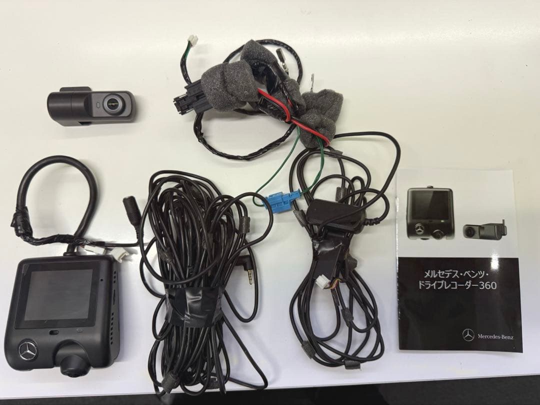動作OK★メルセデスベンツ純正 360度 全方位+リアカメラ付ドライブレコーダー