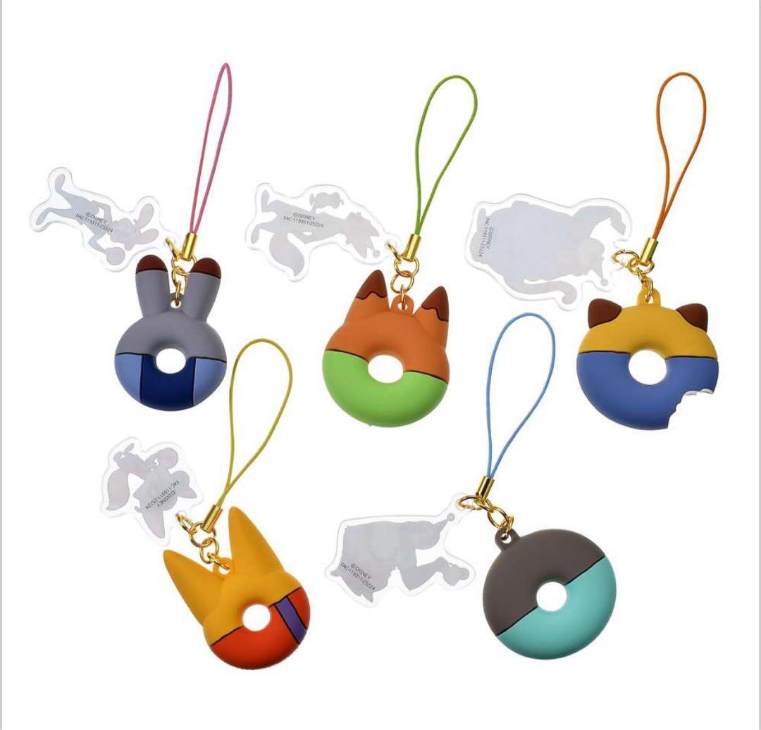 ディズニーストア 『ズートピア』 シークレットストラップ 5種類