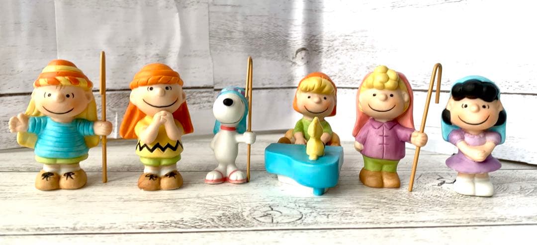 willitts スヌーピー　6体セット　チャーリーブラウン　陶器　フィギュア