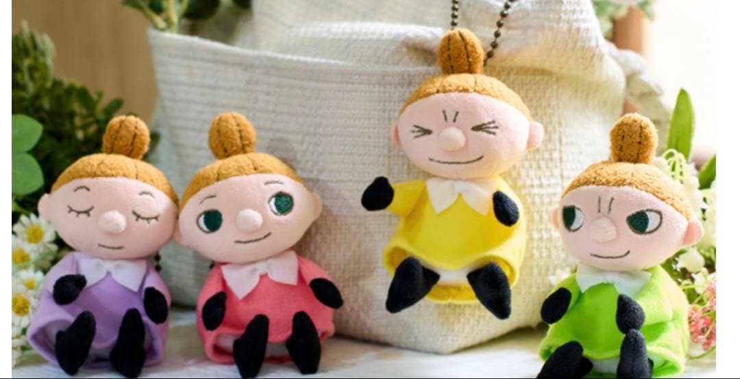ムーミンショップ限定 いちごのようなリトルミィ きょうだいたち マスコット ムーミンショップ限定 いちごのようなリトルミィ きょうだいたち