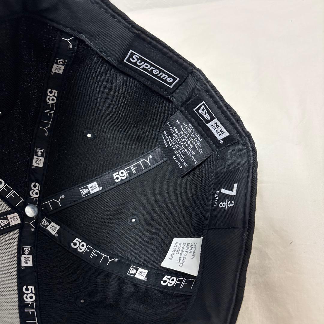 【美品】Supreme S Logo New Era Ice \"Black\"