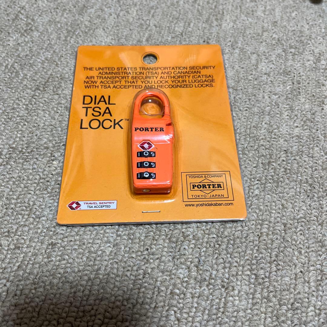 PORTER ポーター　TSAダイヤルロック オレンジ