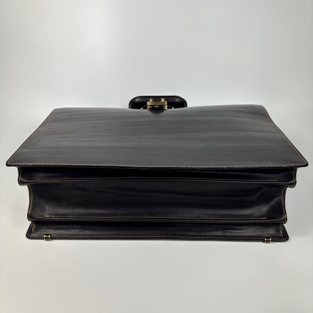 廃盤】土屋鞄 ダレスバッグ ブライドルレザー ビジネスバッグ ブラック