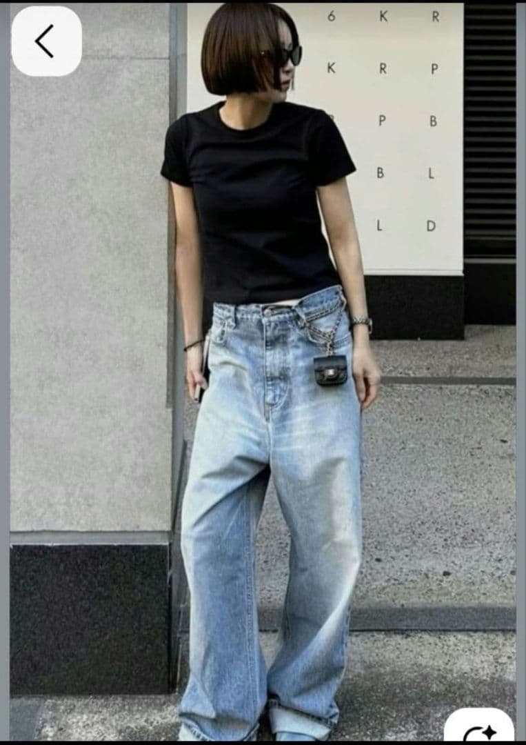 OK SOON ワイドデニム