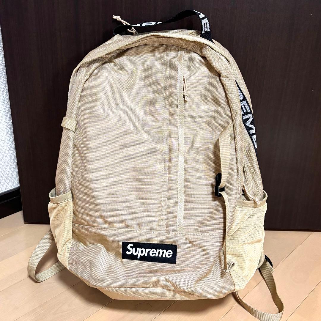 Supreme 18SS Backpack Tan シュプリーム バックパック - メルカリ