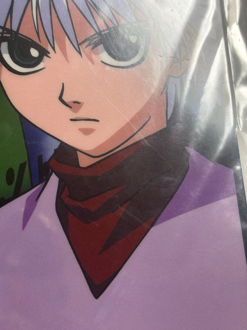 ハンターハンター HUNTER×HUNTER 旧アニメサイン入り下敷き ゴン