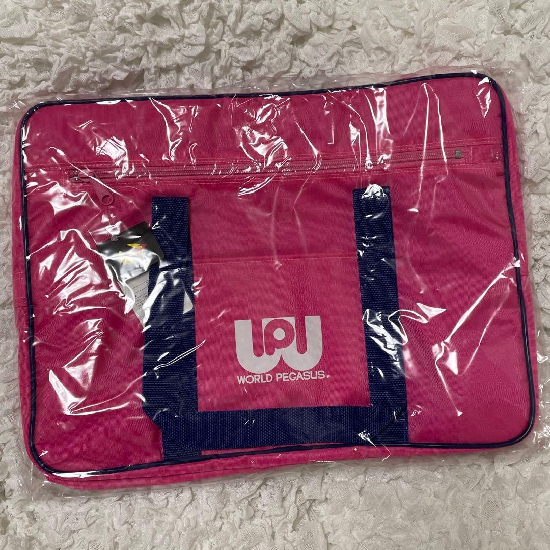 WORLD PEGASUS ピンク 旧ワッペ スクールバッグ スクバ - ワールド