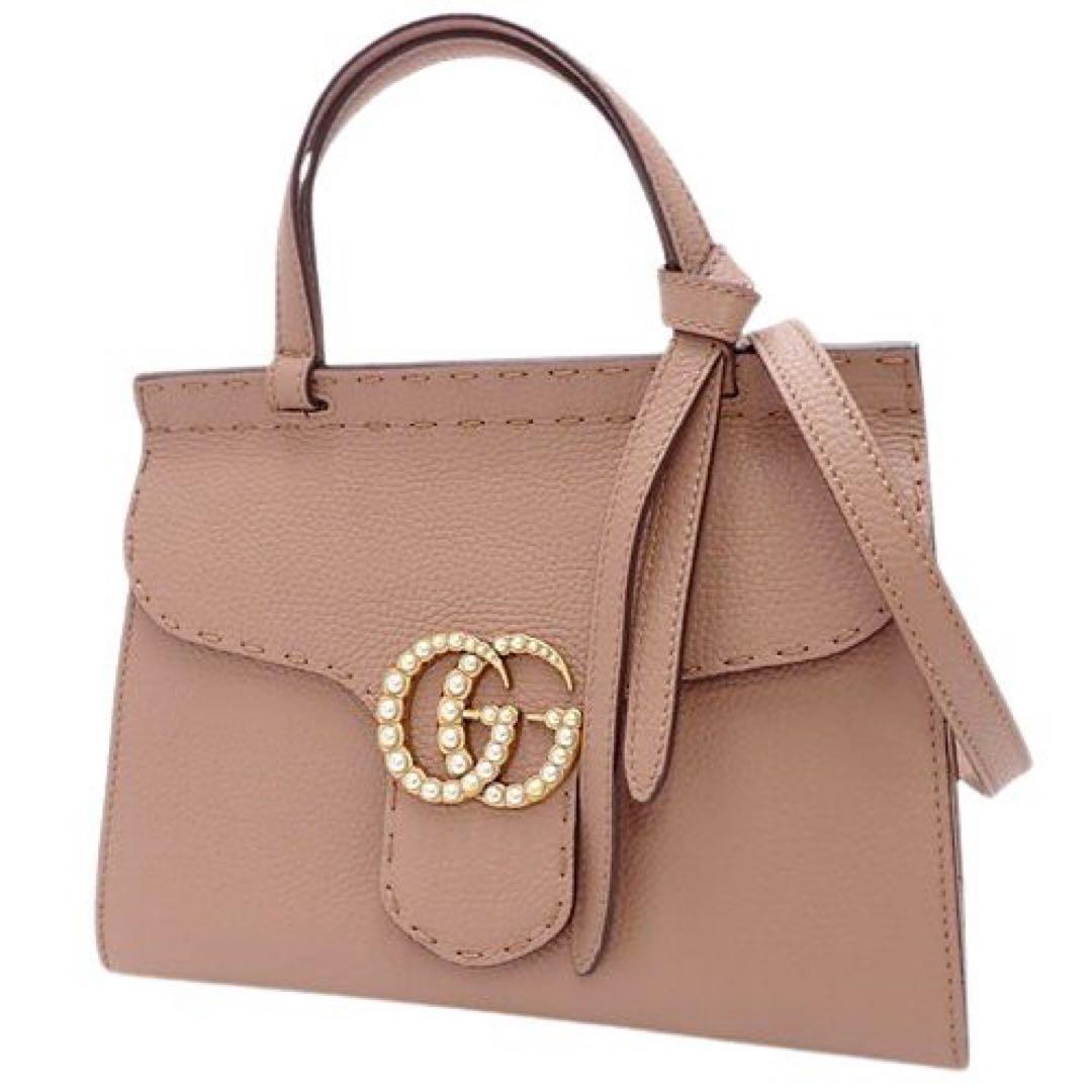 GUCCI グッチ　GGマーモント　ハンドバック