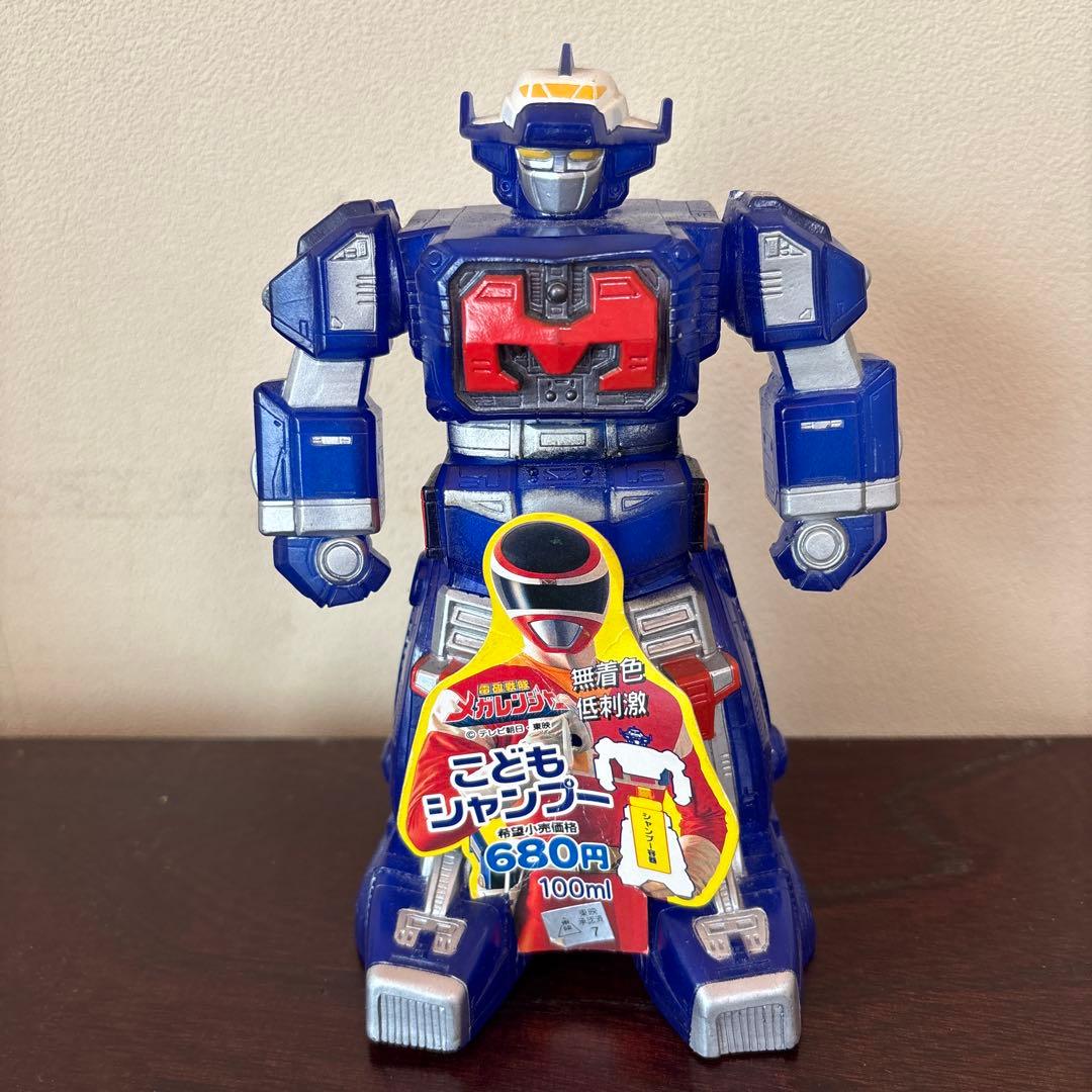 電磁戦隊メガレンジャー　 ギャラクシーメガ シャンプーボトル　ソフビ